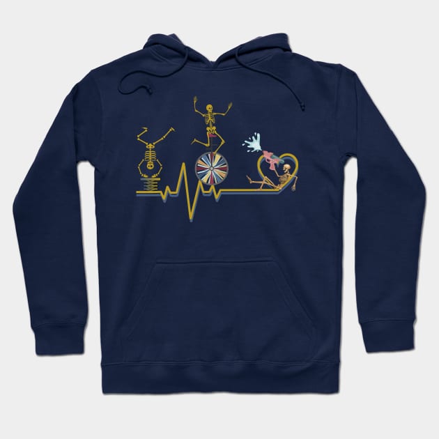 Skeleton Lifeline Hoodie by MinnieWilks